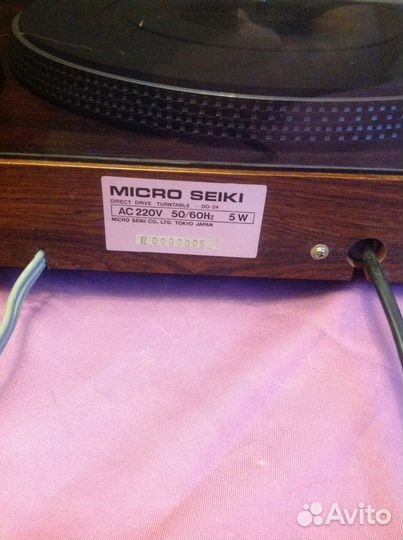 Проигрыватель винила micro seiki DD-24