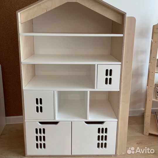 Стеллаж комод с полками для книг