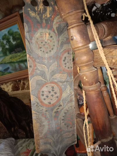 Старинное веретено прялка