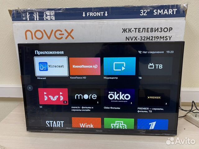 Телевизор novex завис на заставке яндекс