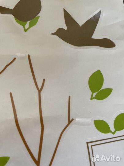 Интерьерная наклейка декор дерево фото