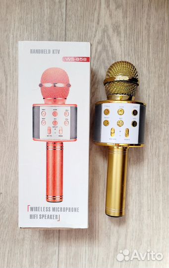 Микрофон для караоке беспроводной с колонкой