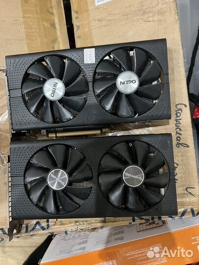 Видеокарты rx470 8gb 2шт