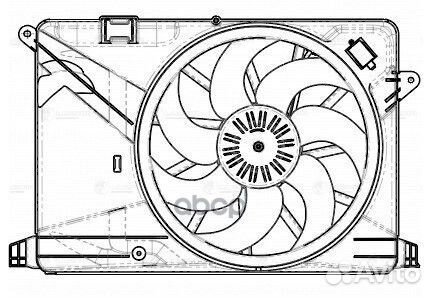 Э/вентилятор охл. для а/м Opel Mokka 13- 1.4T