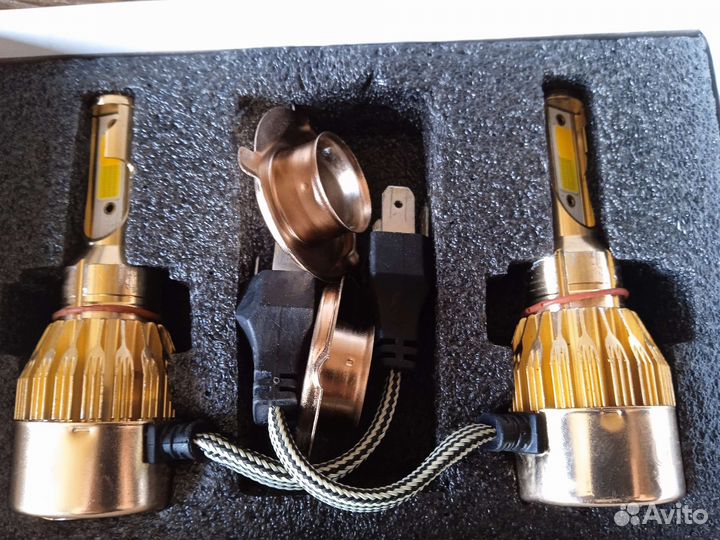 Led лампочки h4 галоген h4
