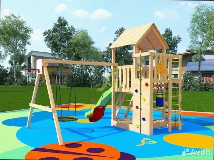 Детский городок в коттедж доставка по россии