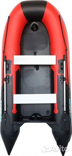 Надувная лодка gladiator B330AD (черно-красная)