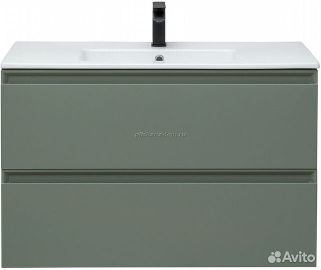 Allen Brau Eclipse 1.E1003.CGM Тумба под раковину, олива матовая