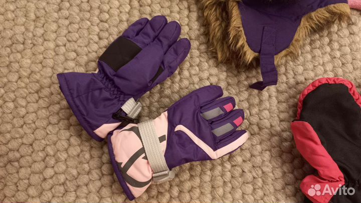 Шапка, шарф, перчатки, варежки