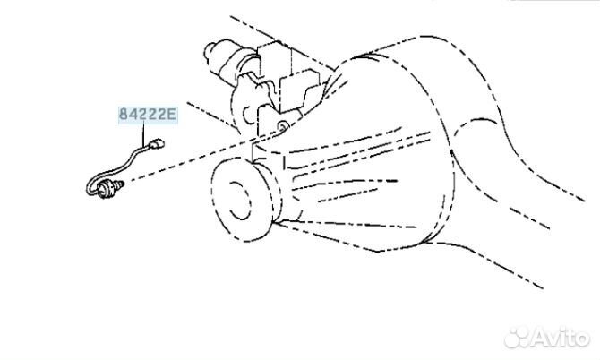 Датчик блокировки дифференциала Land Cruiser