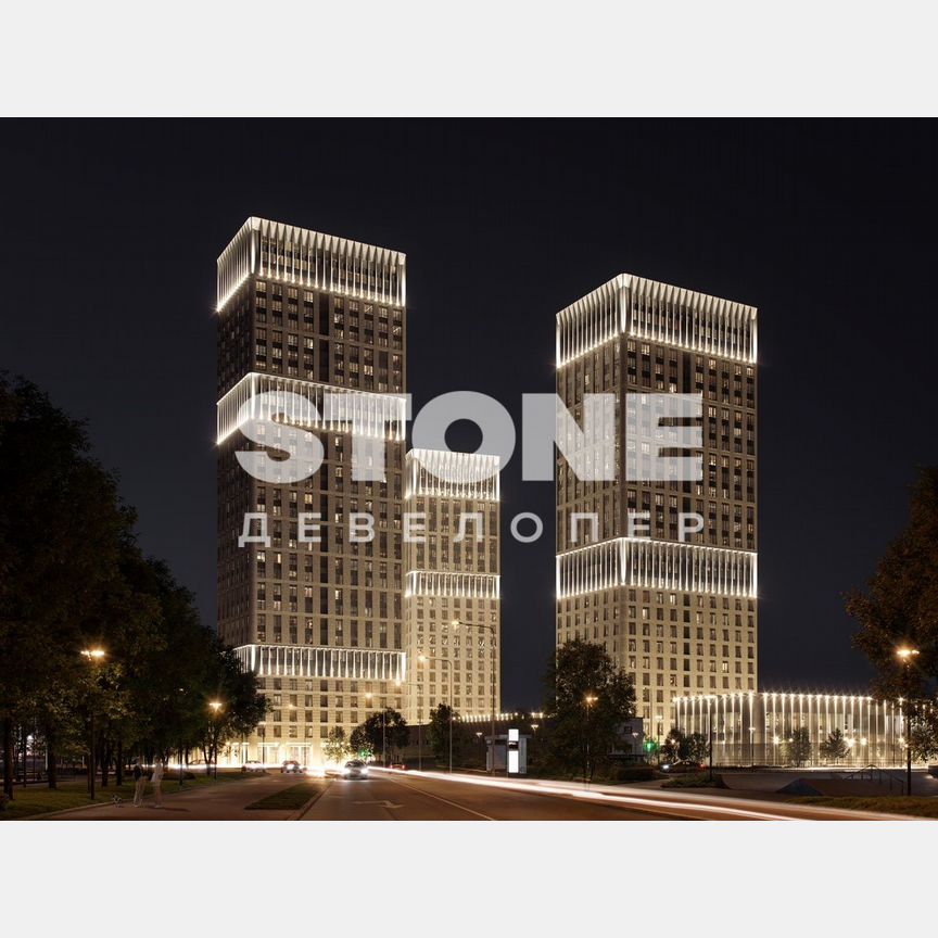 1-к. квартира, 42,4 м², 31/33 эт.