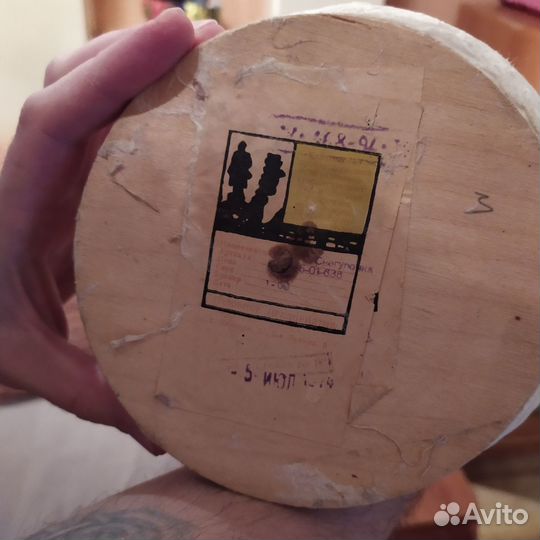 Дед мороз и снегурочка из ваты СССР