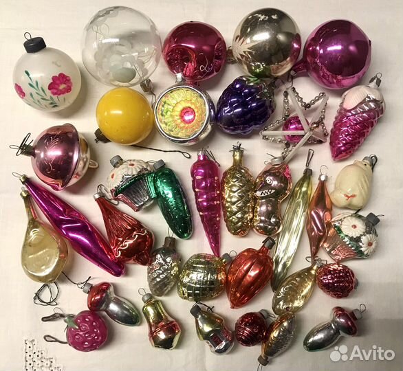 Елочные игрушки СССР