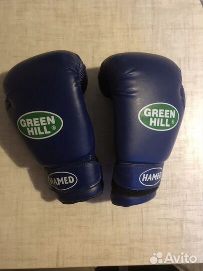 Боксерские перчатки green hill 6oz