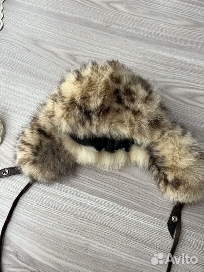 Шапка зимняя с натуральным мехом