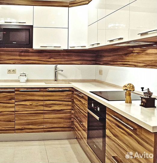 Современная кухня на заказ мдф фасады