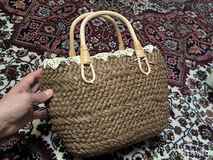 Соломенная сумка