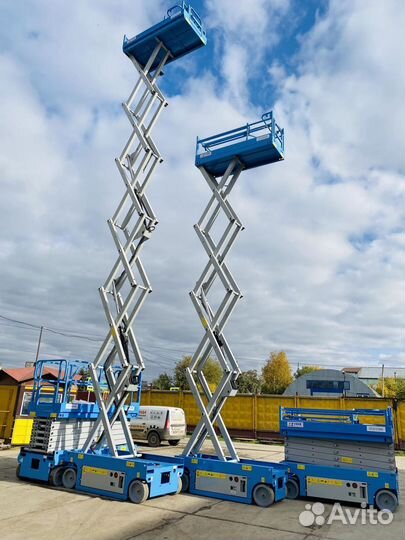 Аренда ножничных подъемников 8-16 м электрических