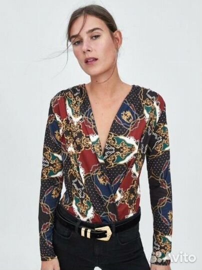 Боди блузка Zara M
