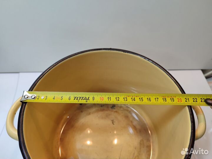 Кастрюля эмалированная 4,5 л