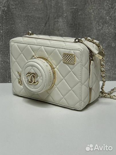 Сумка женская chanel camera bag кожаная люкс