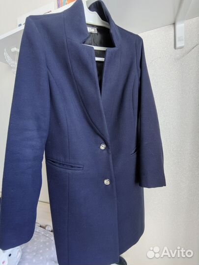 Пальто женское демисезонное 44-46 шерсть кашемир