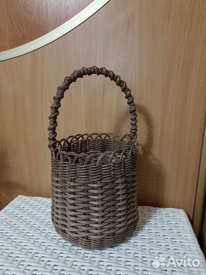 Кашпо из ротанга