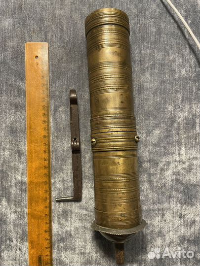 Кофемолка старинная латунь до 1917 г