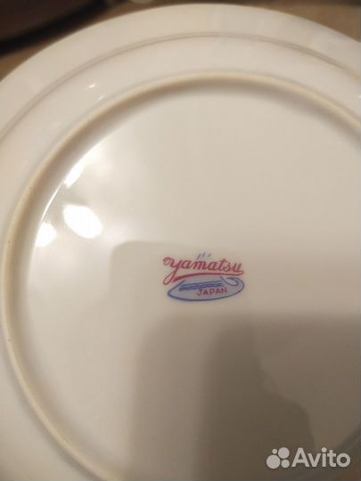 Набор японских фарфоровых тарелок Yamatsu