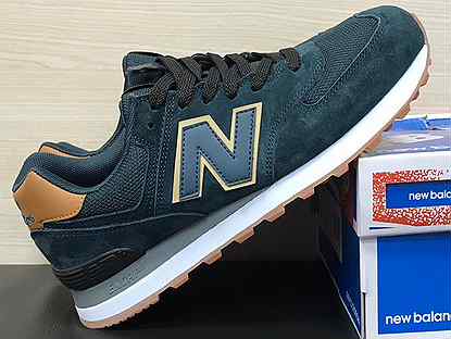 Кроссовки New Balance 574 мужские зеленые