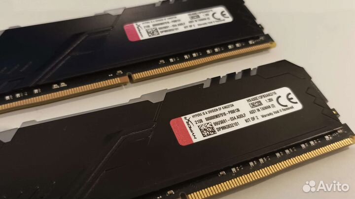 Оперативная память Kingston Fury HyperX argb 16GB