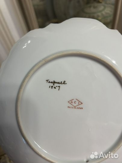 Тарелки фарфор винтаж Япония