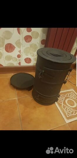 Буржуйка чугунная блиндажная ВОВ