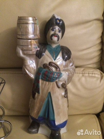 Графин и 6стопок,казак-графин,снеговик