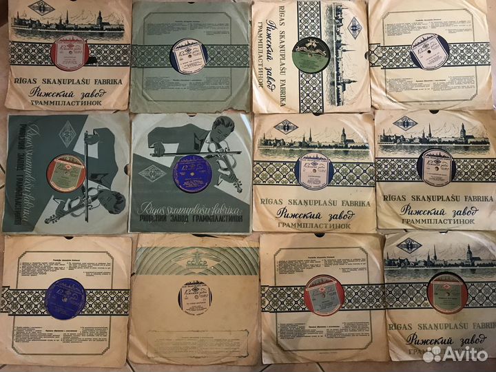 Грамофонные пластинки 50-60 х годов