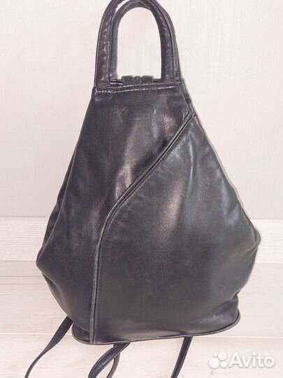 Рюкзак женский натуральная кожа бу