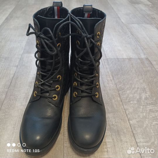 Сапоги Tommy Hilfiger Monogram biker boot