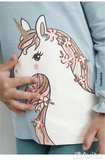 Лонгслив для девочки 3в1 C&a