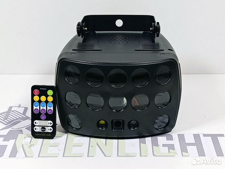 Светомузыка 3в1: дерби с лазером и стробоскопом