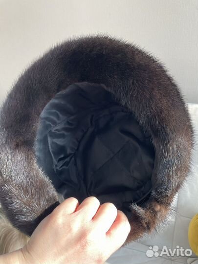 Шапка норковая,меха лисы и песца