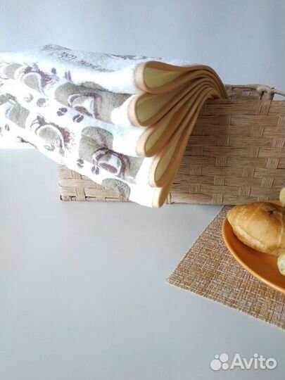 Полотенца махровые кухонные