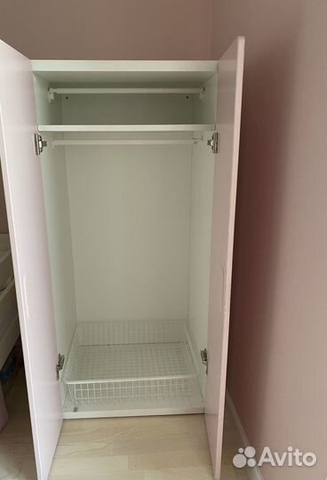 Детский шкаф IKEA стува розовый
