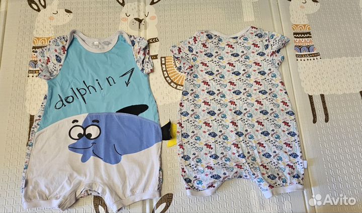 Летние вещи пакетом на мальчика 74 80