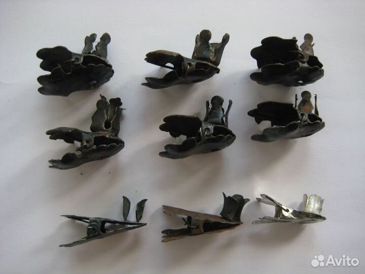 Держатели елочных свечей старинные