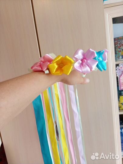 Веночки из атласных лент, прокат