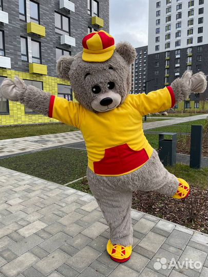 Аренда костюма медведя прокат ростовая кукла
