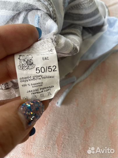 Летняя шапка BeBe Mar 50-52 см