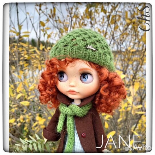 Кукла блайз blythe кастом Jane