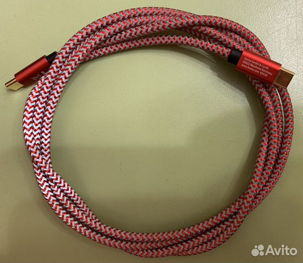 Кабель hama USB Type-C (m) - USB Type-C (m), 1.5м