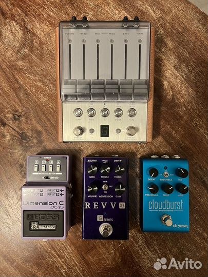 Chase Bliss, Boss, Revv, Strymon